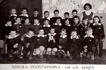 Klasa III, rok szkolny 1970/71.