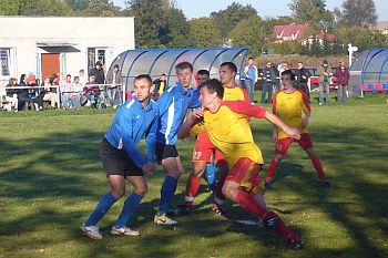 Mecz z Hamarem Grzyn, wygrany 2:0. (16.10.2011)