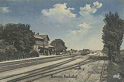 stacja Bieniw, Benau Bahnfof, kreis sorau, powiat ary