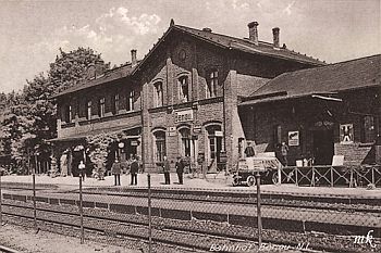 Stacja Benau około 1930 r.
