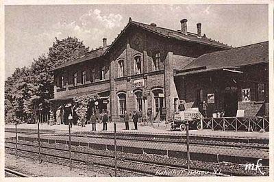 Stacja Benau, ok 1920r.