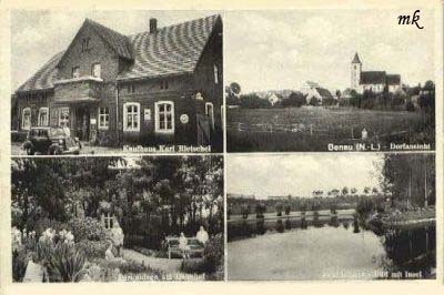 Dom towarowy - panorama - park -basen. Okoo 1930r.